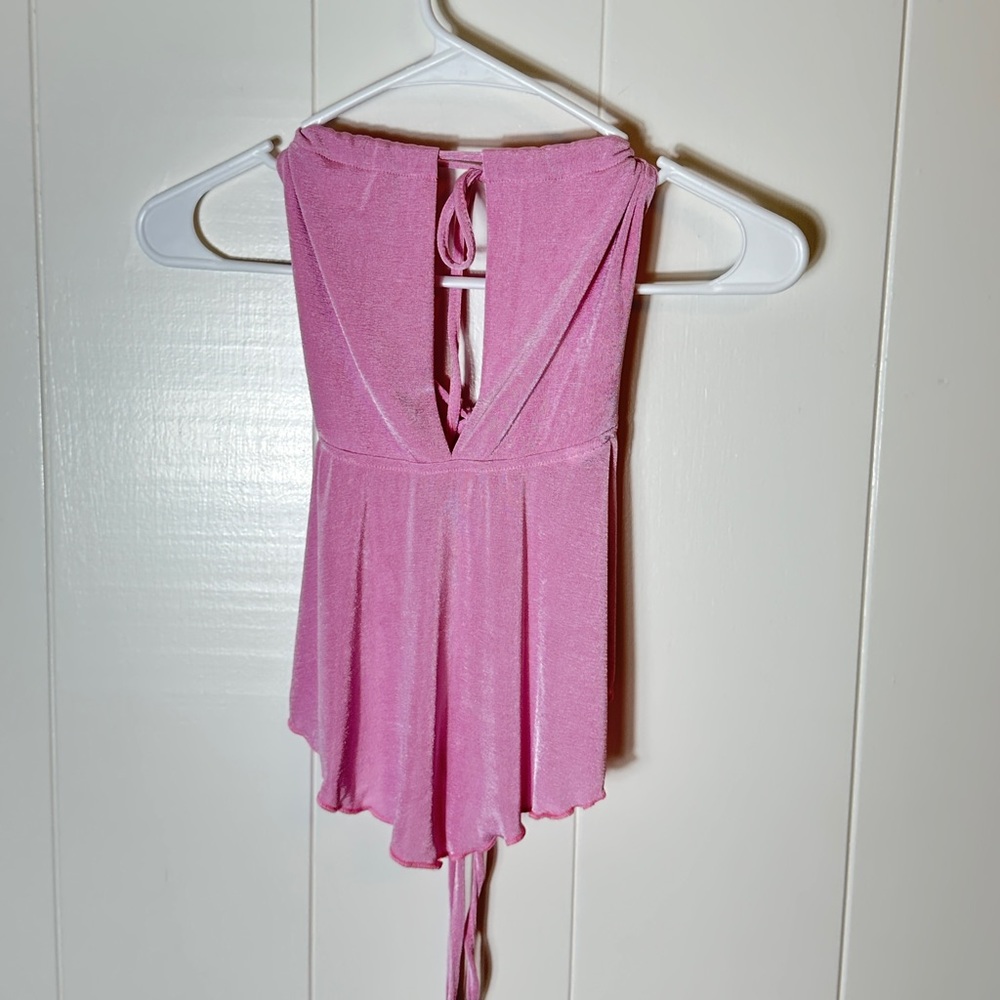SHEIN Pink Sleeveless Top